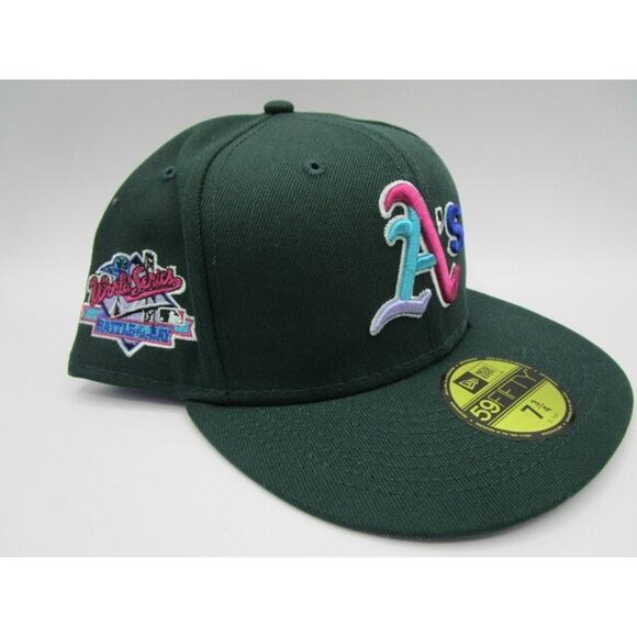 New Era 59Fifty 7 3/4 Oakland Athletics Polar Light Battle Of The Bay Fitted Hat - Picture 2 of 4